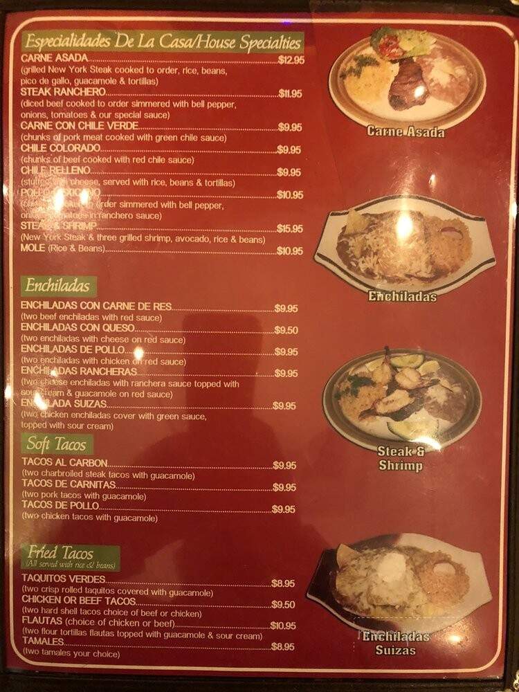 El Tequilense - Downey, CA menu_pic