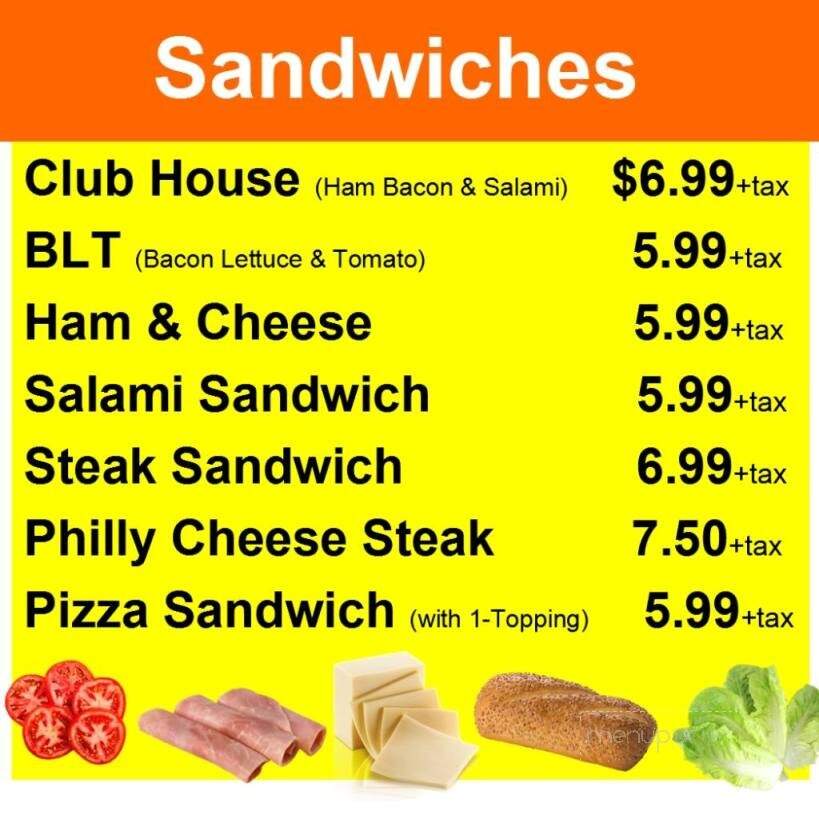 Harry's Pizza & Cafe - Stockton, CA menu_pic