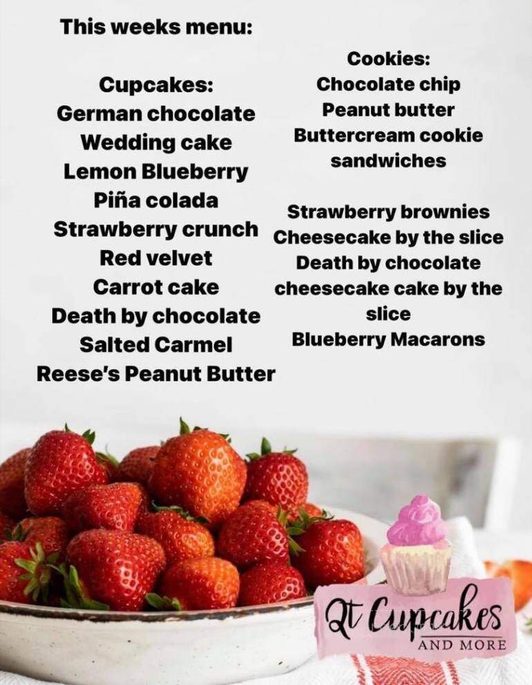 QT Cupcakes - Mountain Home, AR menu_pic