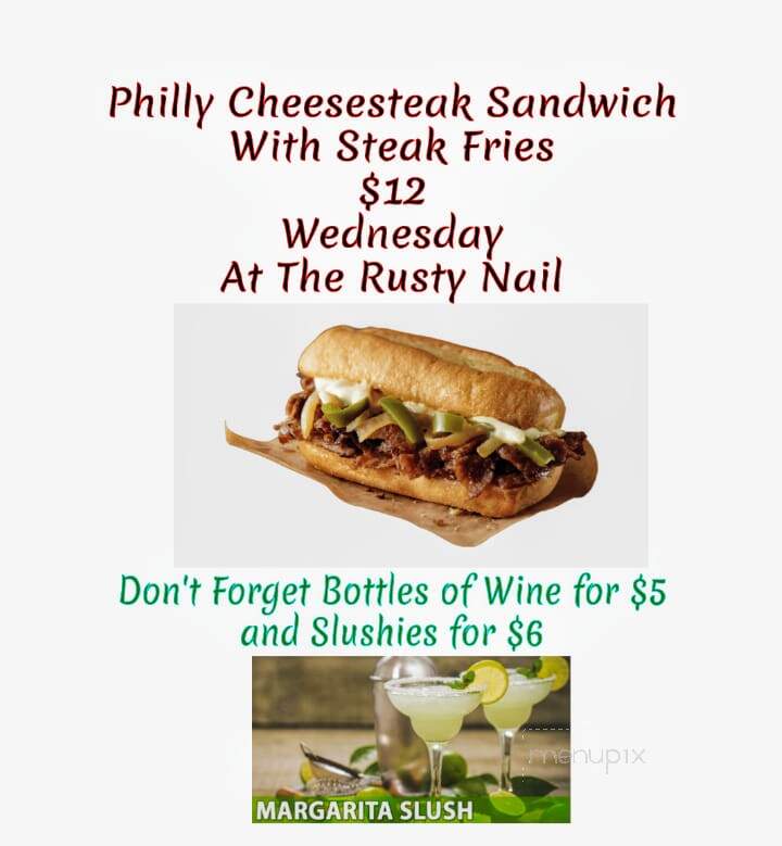 Rusty Nail - Wright, WY menu_pic