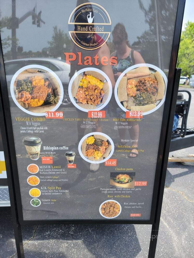 Merkato Cafe' Ethiopian Food Truck - Cary, NC menu_pic