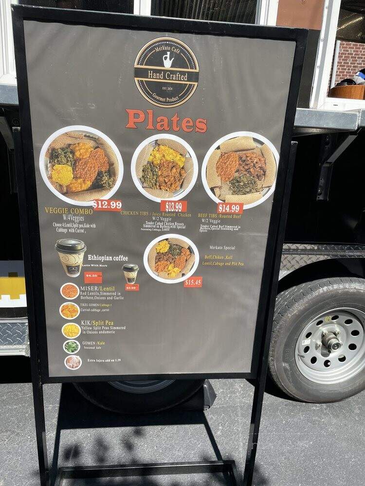 Merkato Cafe' Ethiopian Food Truck - Cary, NC menu_pic