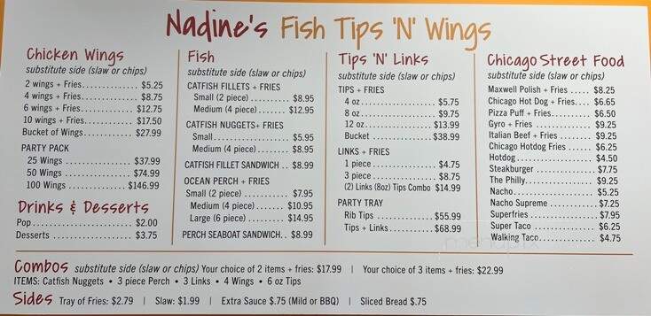 Nadine's Fish Tips N' Wings - Holland, MI