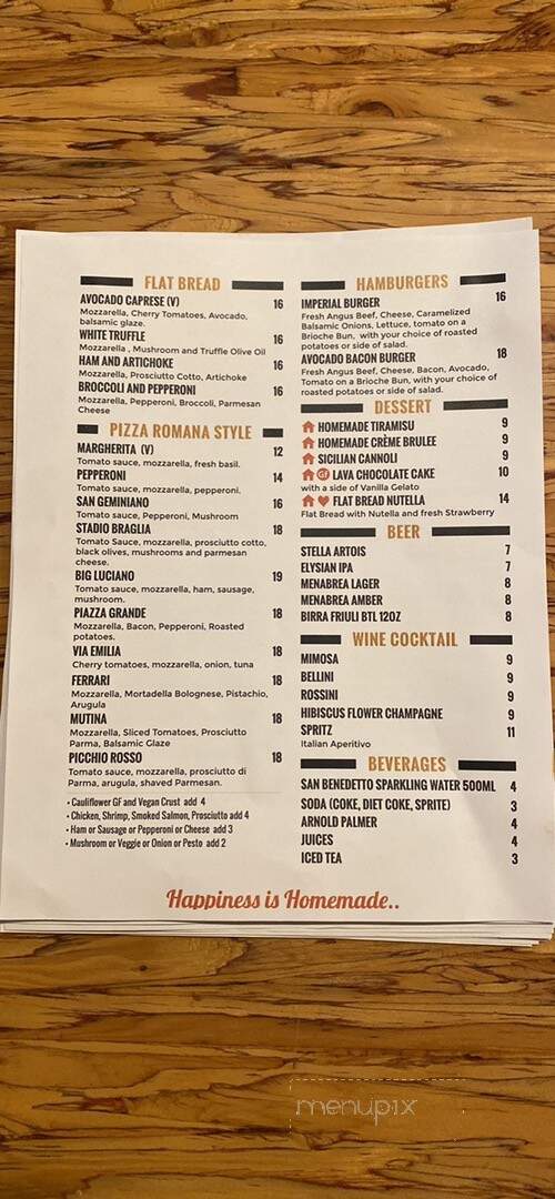 Balsamico Italian Kitchen - Imperial Beach, CA menu_pic