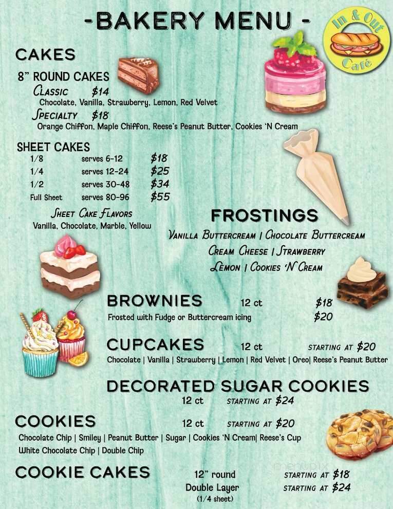 In & Out Cafe - Elizabeth City, NC menu_pic
