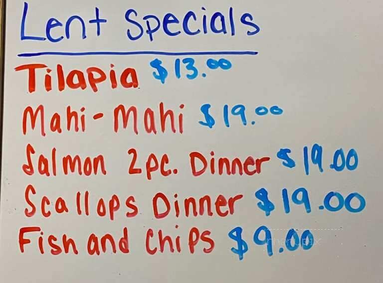 Castaways - Lancaster, OH menu_pic