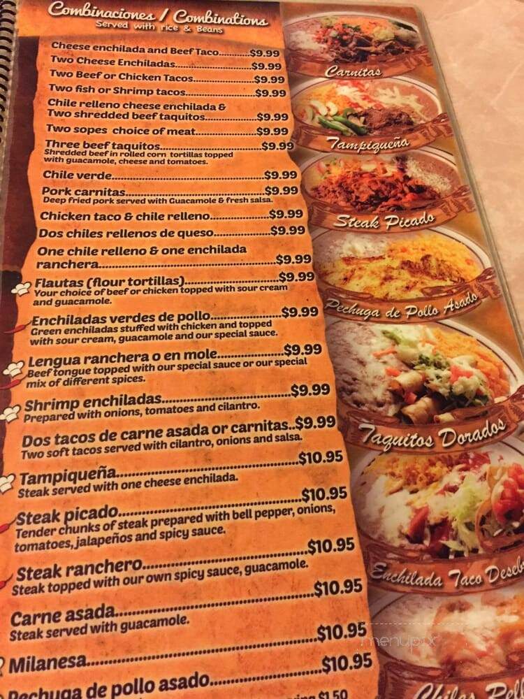 Cielito Lindo Restaurant - Riverside, CA menu_pic