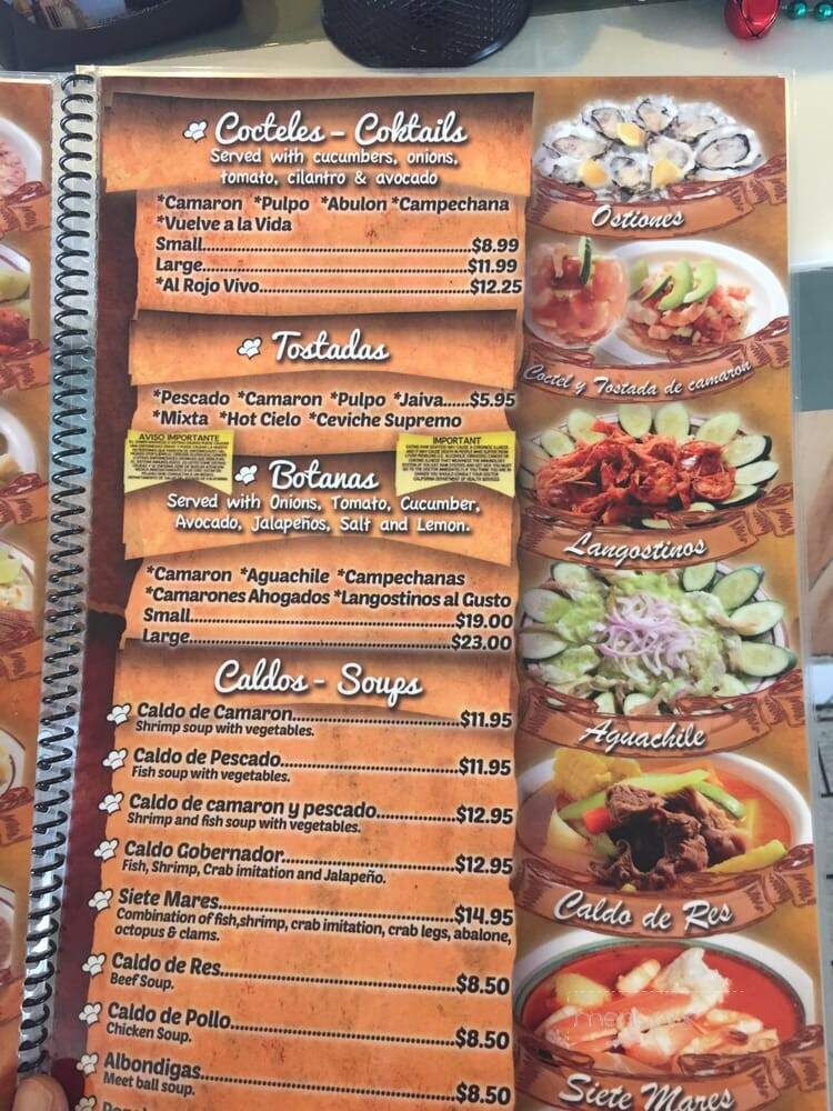 Cielito Lindo Restaurant - Riverside, CA menu_pic