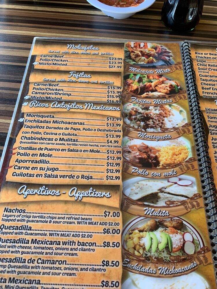 Cielito Lindo Restaurant - Riverside, CA menu_pic