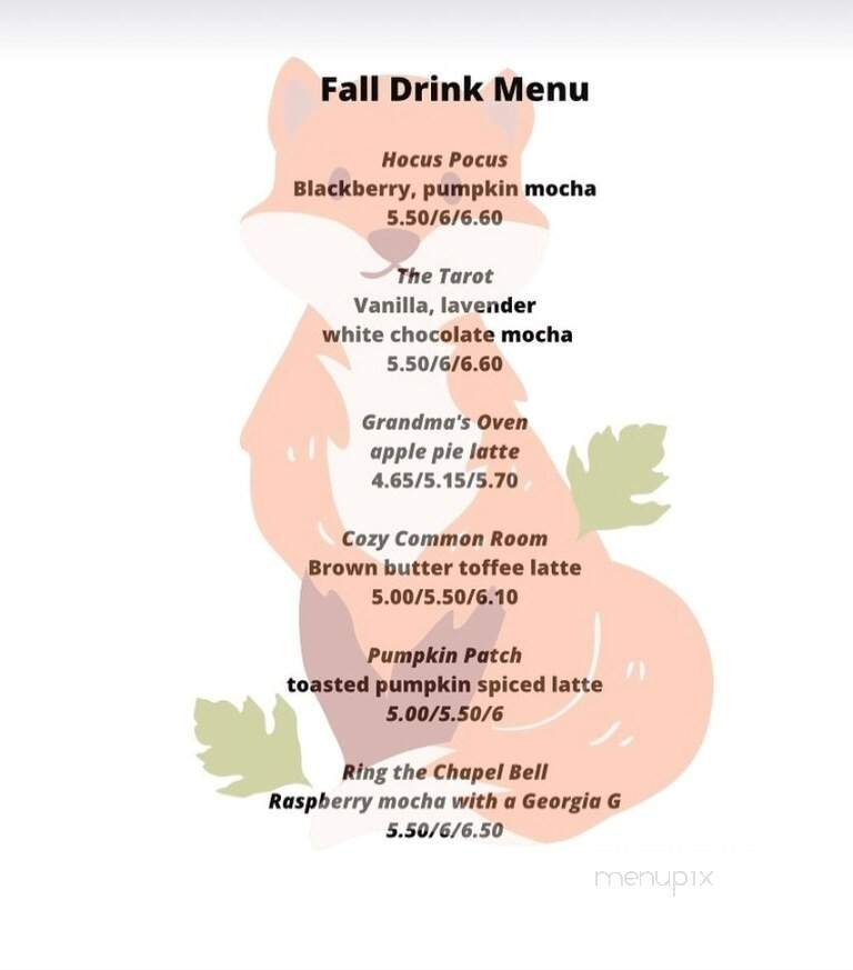 Sips Espresso Cafe - Athens, GA menu_pic
