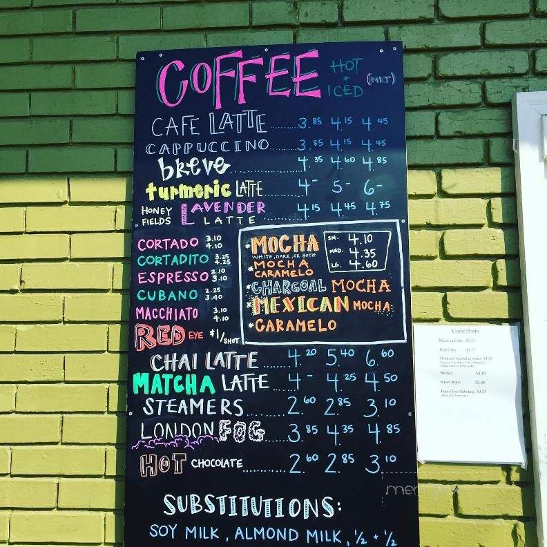 Sips Espresso Cafe - Athens, GA menu_pic