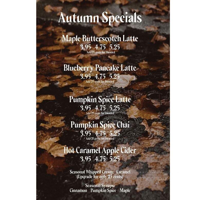 Fresh Grounds Coffee Shop - Greenville, PA menu_pic