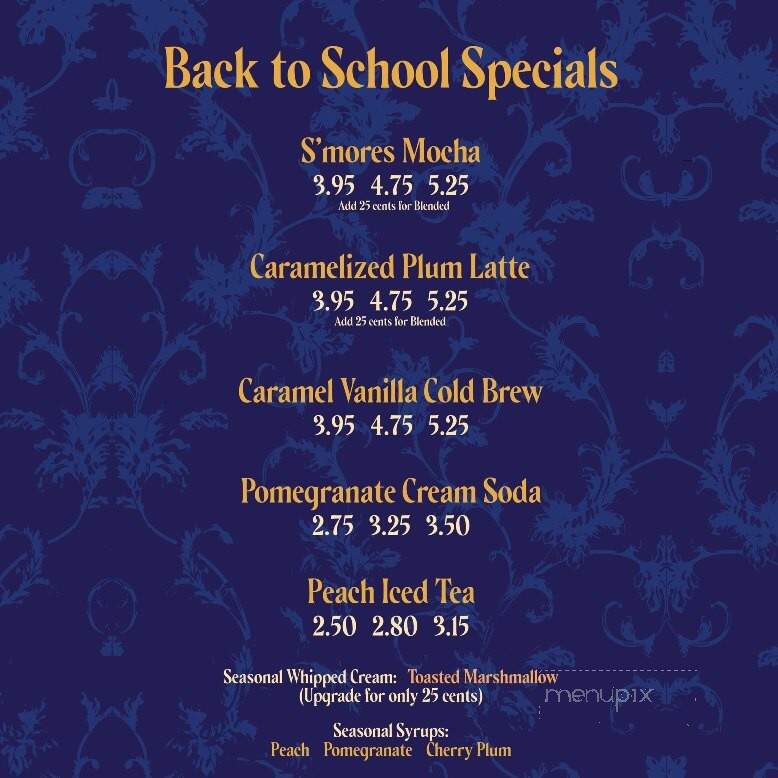 Fresh Grounds Coffee Shop - Greenville, PA menu_pic