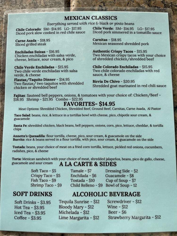 Me and Z's - Arroyo Grande, CA menu_pic
