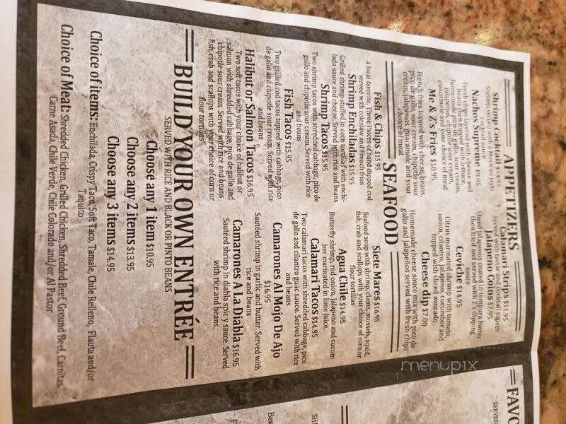 Me and Z's - Arroyo Grande, CA menu_pic