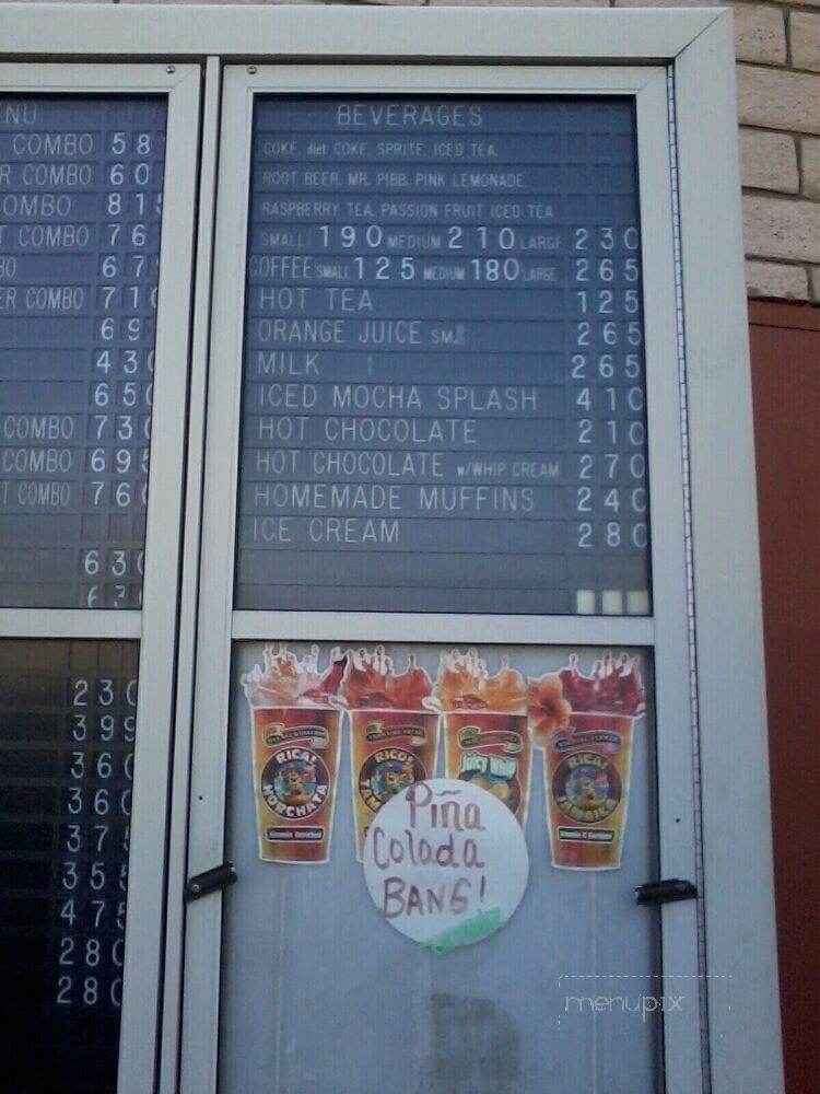 Old Time Drive In - Sun Valley, CA menu_pic