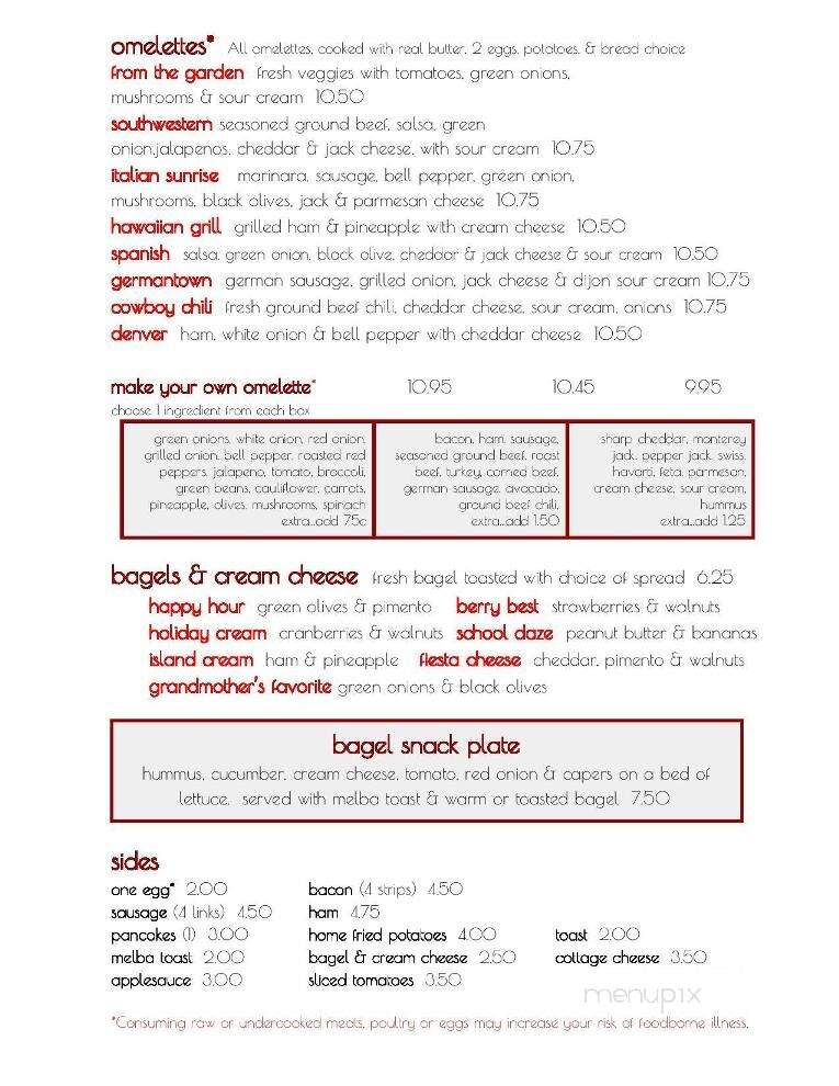 Harmony Baking Co - Estacada, OR menu_pic