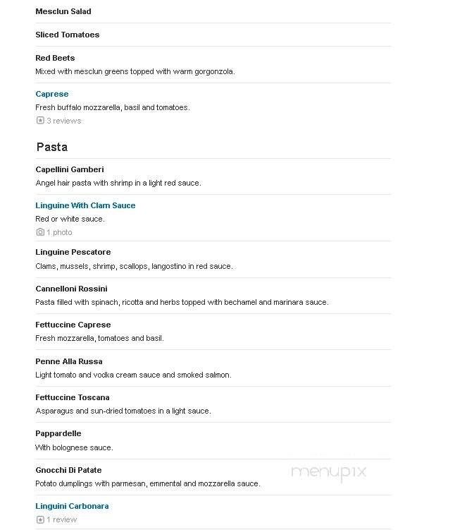 Il Girasole Restaurant - Delray Beach, FL menu_pic