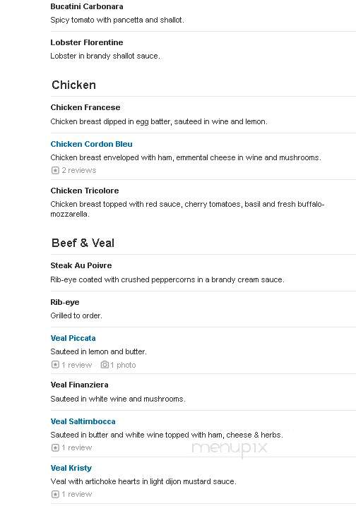 Il Girasole Restaurant - Delray Beach, FL menu_pic