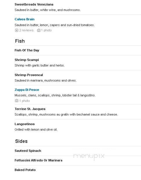 Il Girasole Restaurant - Delray Beach, FL menu_pic