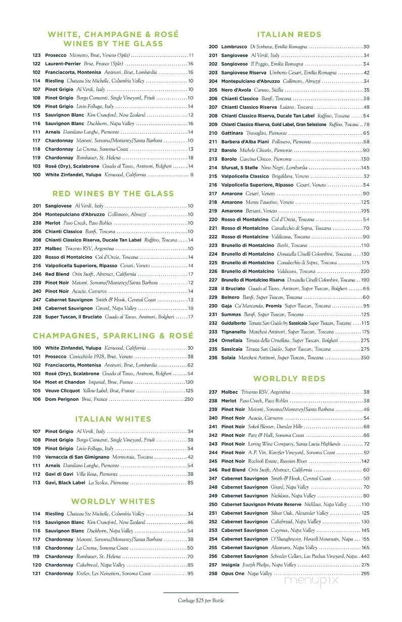 Limoncello Italian Grill - North Palm Beach, FL menu_pic