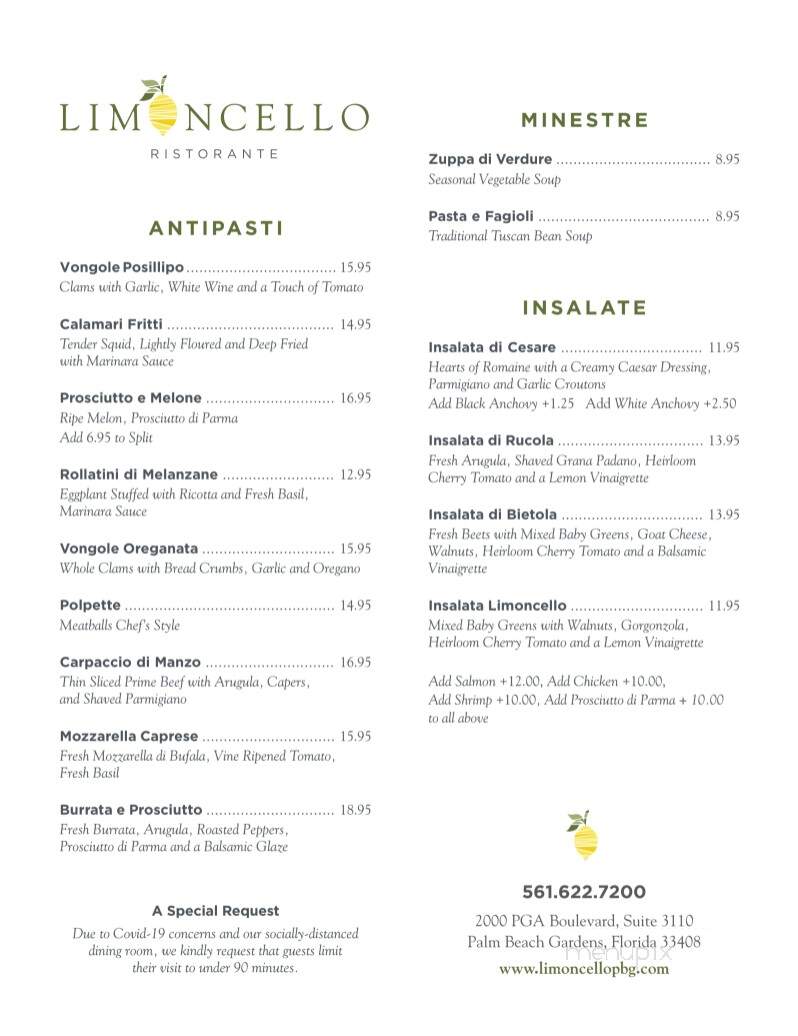 Limoncello Italian Grill - North Palm Beach, FL