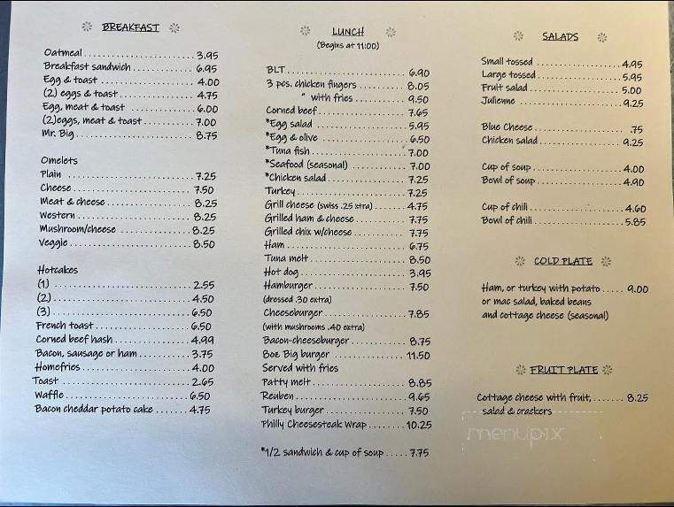 Light's Coffee Shop - Elmira, NY menu_pic