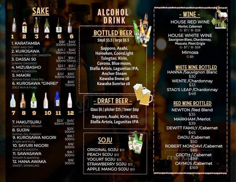 Seapot - San Mateo, CA menu_pic