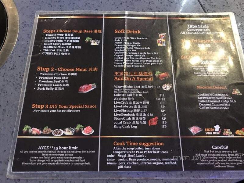 Seapot - San Mateo, CA menu_pic