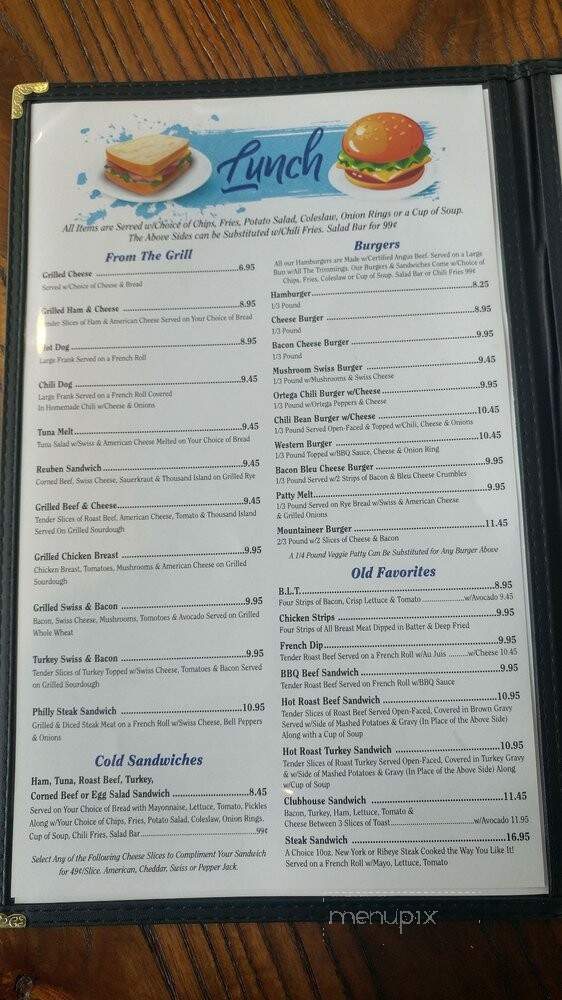 Walker Restaurant - Susanville, CA menu_pic