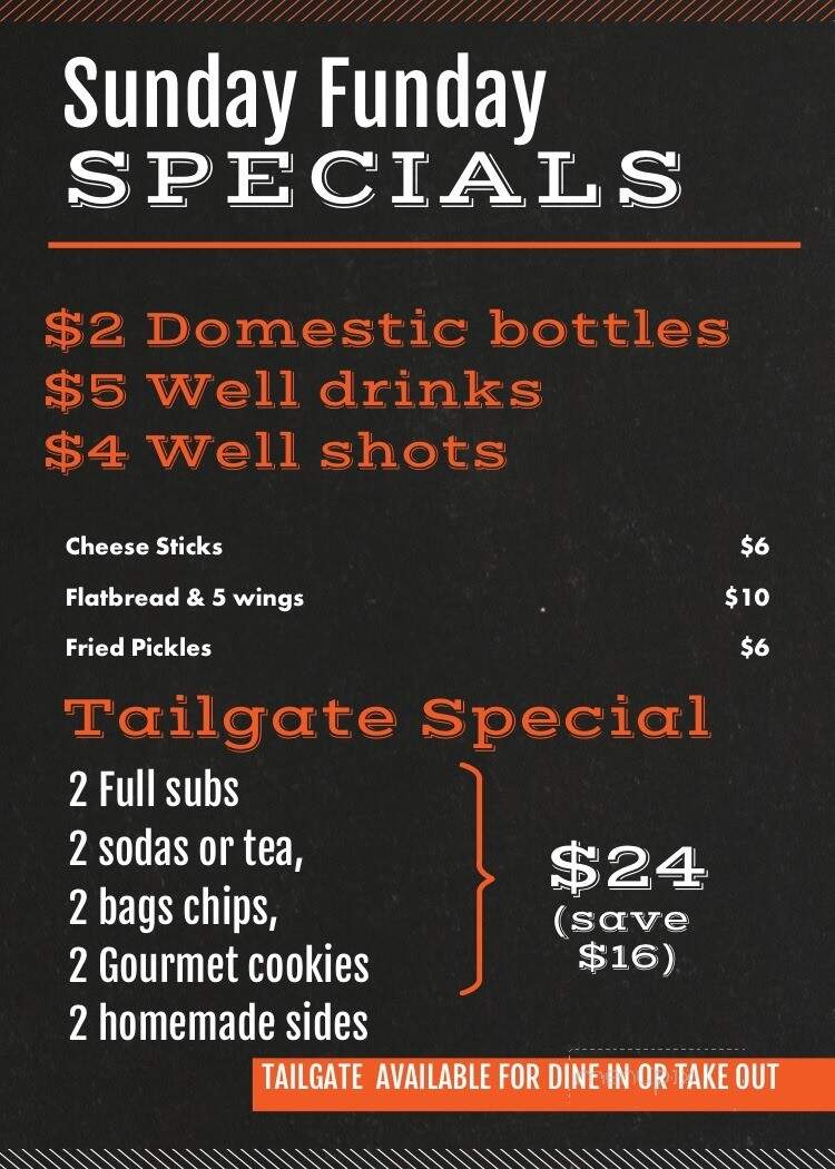Latitudes Bar and Grill - Denver, NC menu_pic