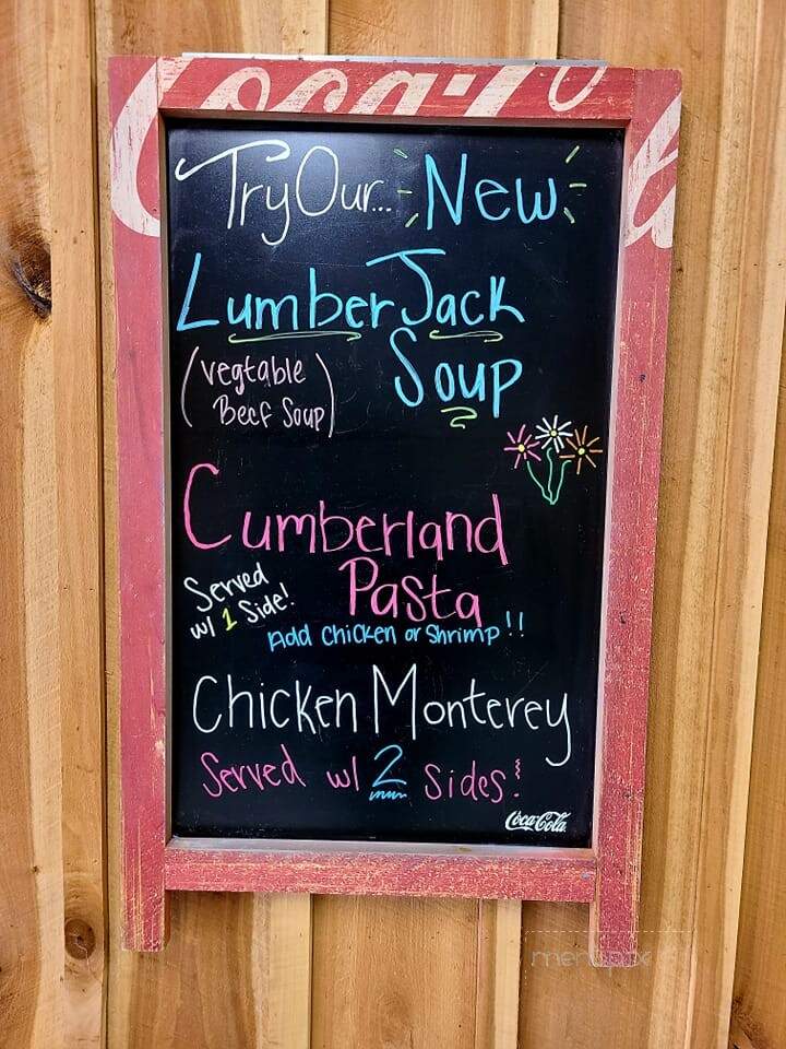 Cumberland Grille - Ashland City, TN menu_pic