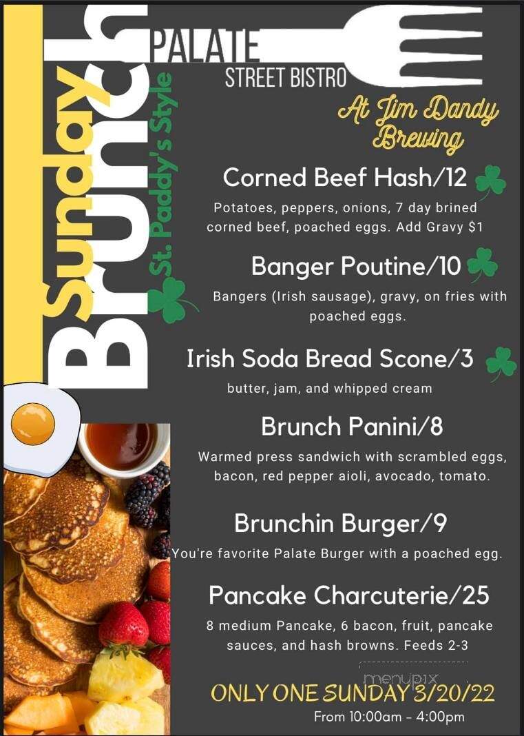 Palate Street Bistro - Pocatello, ID menu_pic