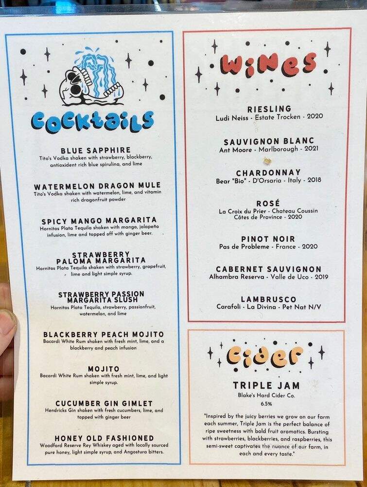 Voodoo Brewing - Fountain Inn, SC menu_pic