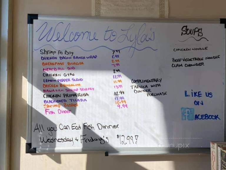 Lyla's Family Restaurant - Cuyahoga Falls, OH menu_pic