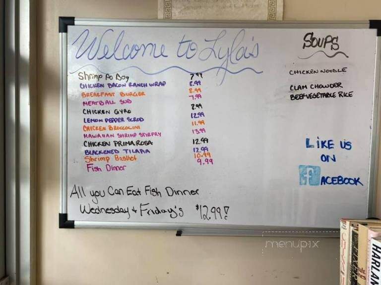 Lyla's Family Restaurant - Cuyahoga Falls, OH menu_pic