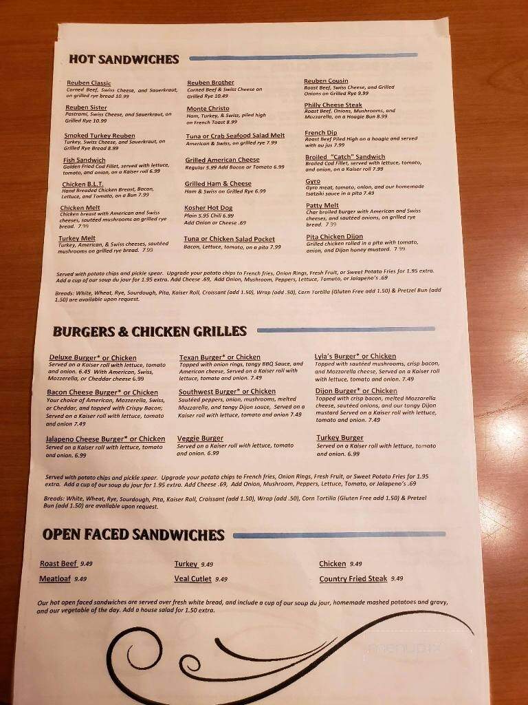 Lyla's Family Restaurant - Cuyahoga Falls, OH menu_pic
