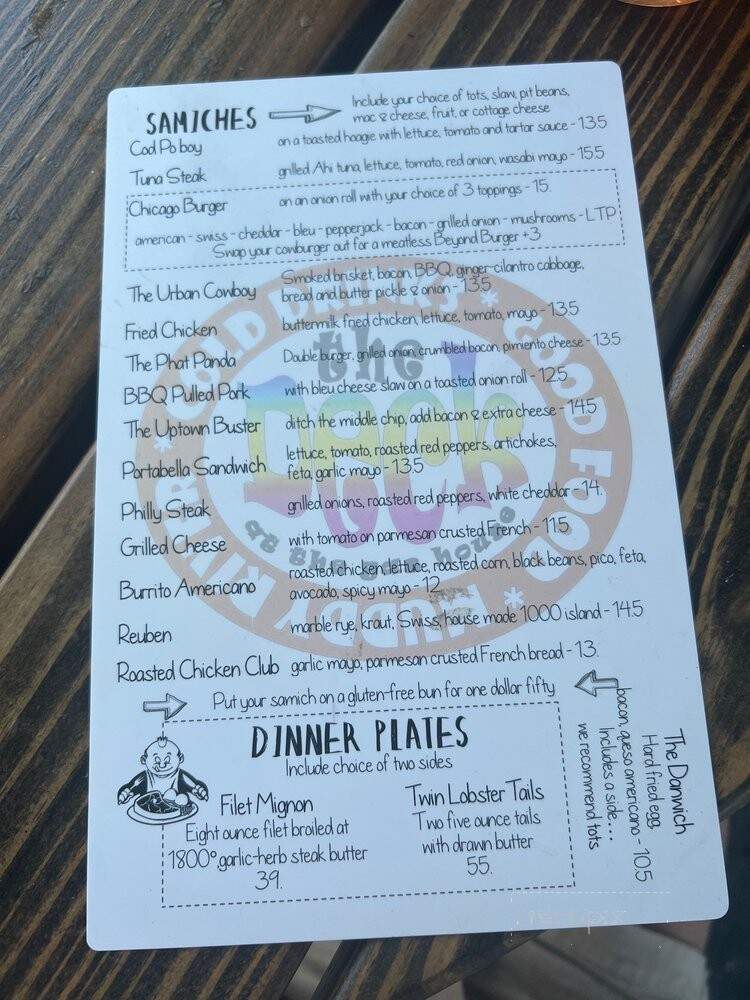 The Deck - Fort Wayne, IN menu_pic