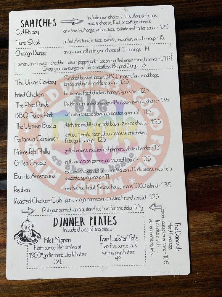 The Deck - Fort Wayne, IN menu_pic