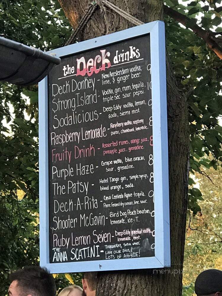 The Deck - Fort Wayne, IN menu_pic