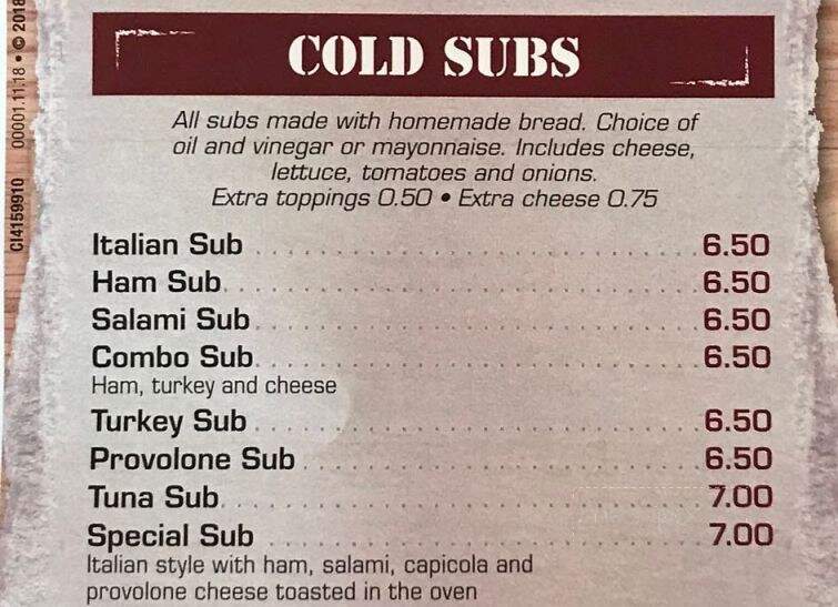 Rosa Rosa Pizzeria - Lancaster, PA menu_pic