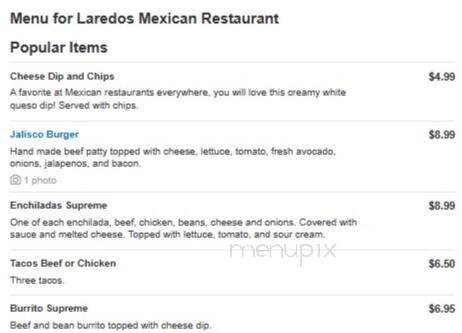 Laredo Mexican Restaurant - Jesup, GA menu_pic