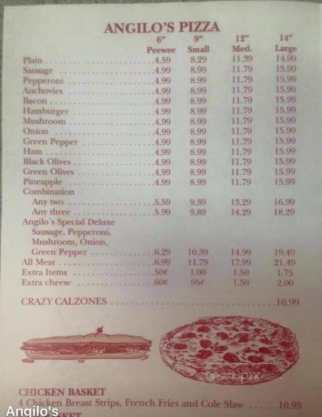 Angelo's Pizza & Subs - Louisville, KY menu_pic