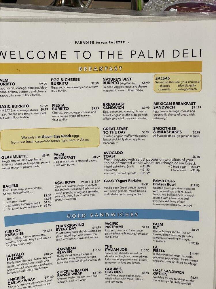 The Palm Deli - Aptos, CA