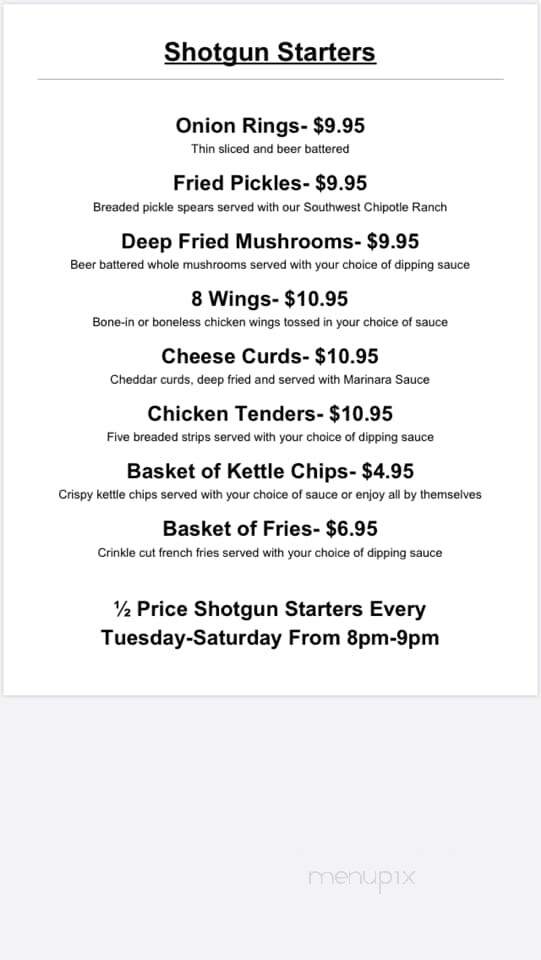 Izzo's - Detroit Lakes, MN menu_pic