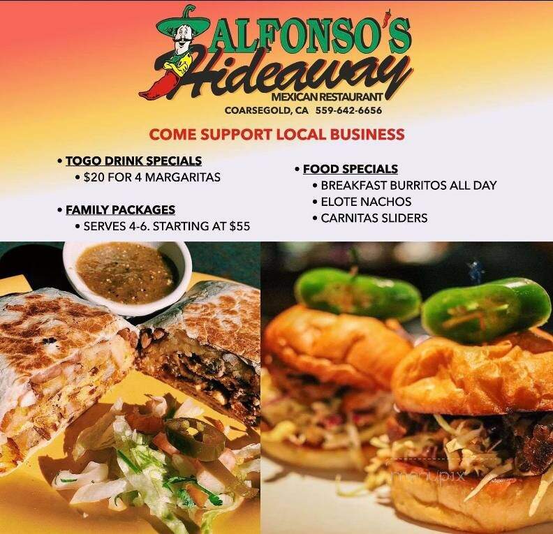 Alfonso's Hideaway Mexican - Coarsegold, CA