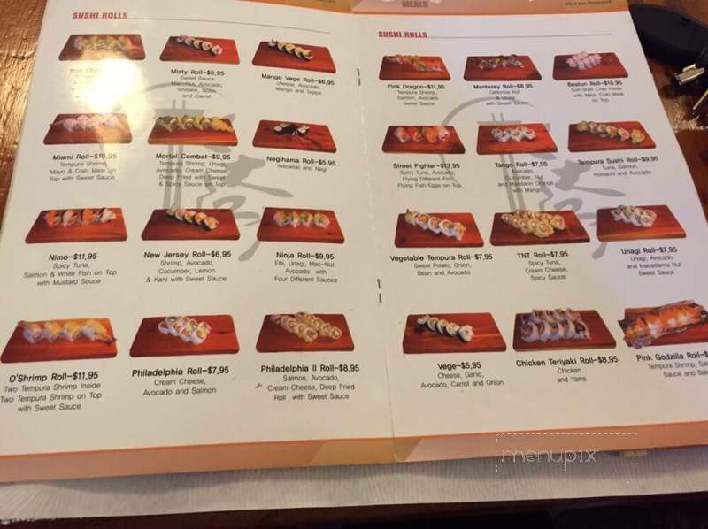 Samurai Japanese Restaurant - Salinas, CA menu_pic