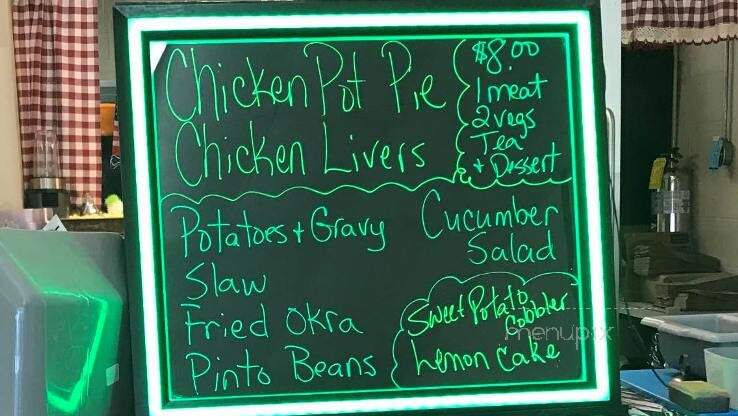 Cafe Silo - Lavonia, GA menu_pic