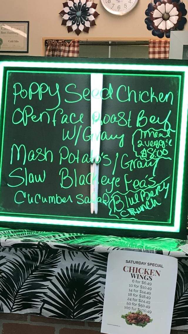 Cafe Silo - Lavonia, GA menu_pic
