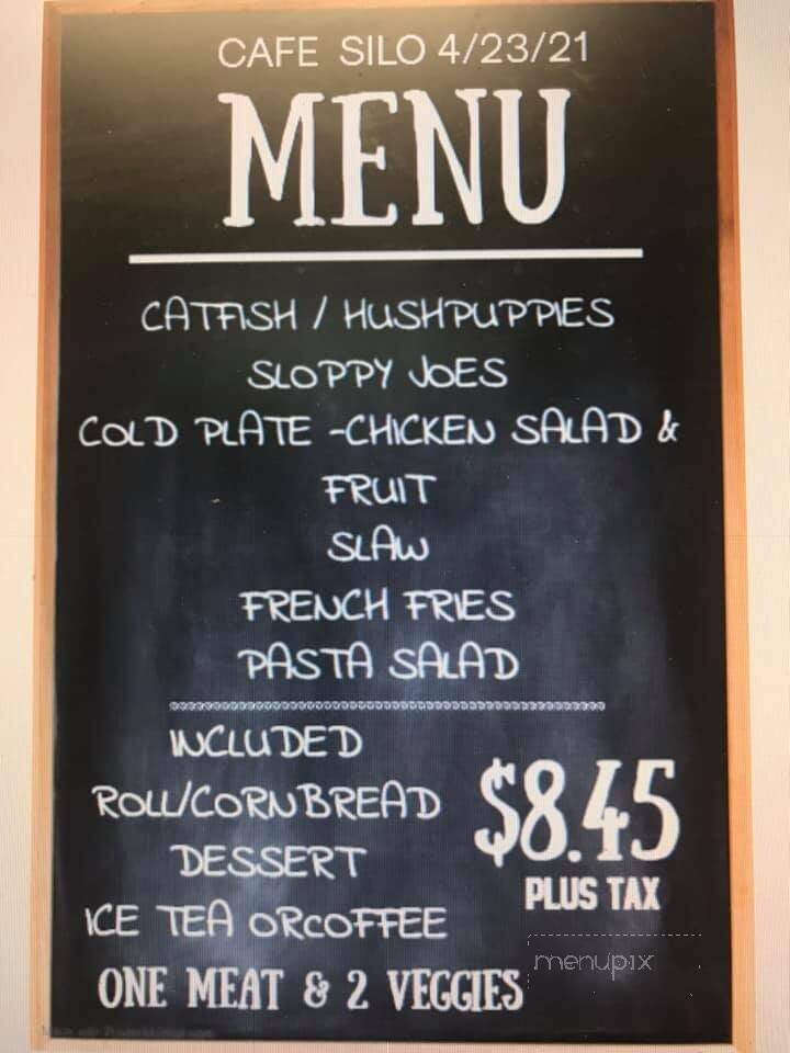 Cafe Silo - Lavonia, GA menu_pic